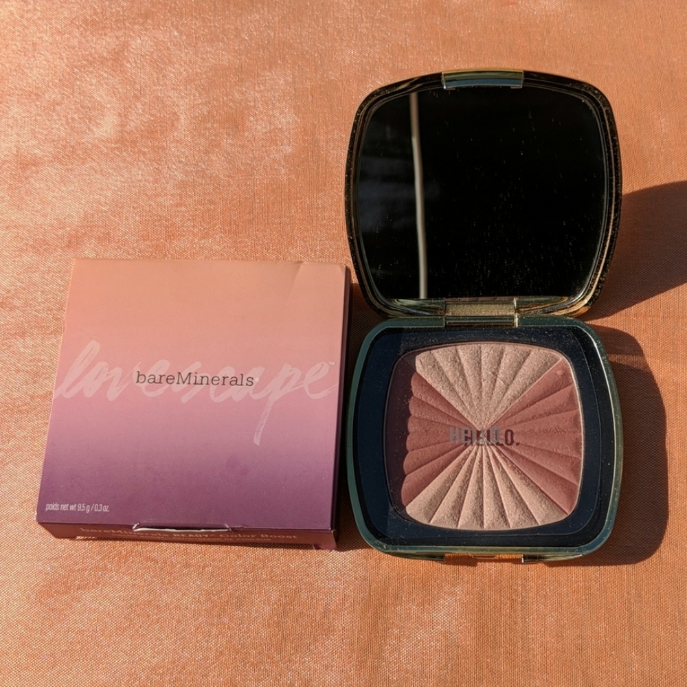 Blush and highlighter set